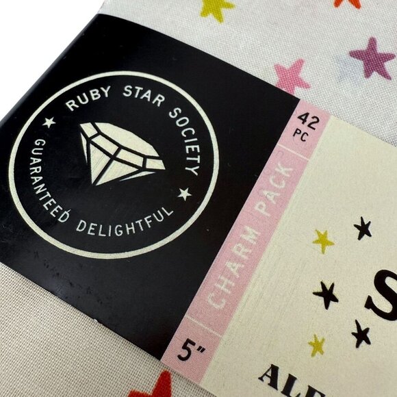 Fabric Squares 5" Starry Pack Cotton Quilting Sewing Craft Swatches - Picture 6 of 10